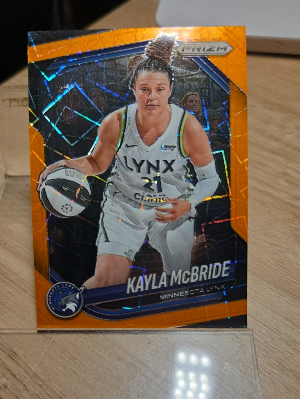 2025 Panini Prizm Orange Velocity Kayla McBride